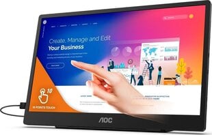 AOC 16T2 hind ja info | Monitorid | kaup24.ee