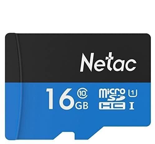 Netac P500 mälukaart 16GB MicroSDHC Klass 10 UHS-I цена и информация | Mobiiltelefonide mälukaardid | kaup24.ee