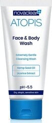 Гель для душа Novaclear Atopis Face & Body Wash, 200 мл. цена и информация | Масла, гели для душа | kaup24.ee