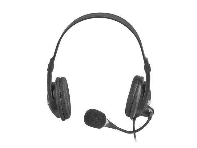 Juhtmega kõnekeskuse peakomplekt/kõrvaklapid mikrofoniga NATEC Drone USB hind ja info | Kõrvaklapid | kaup24.ee