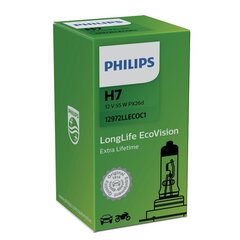 Лампочка Philips LongLife H7 55W 12V PX26D цена и информация | Автомобильная ксеноновая лампа D2R 6000К (Китай) | kaup24.ee