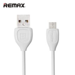 Kaabel Remax USB - Micro USB 1M, valge hind ja info | Mobiiltelefonide kaablid | kaup24.ee