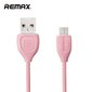 Remax USB kaabel - Micro USB 1M, roosa hind ja info | Mobiiltelefonide kaablid | kaup24.ee
