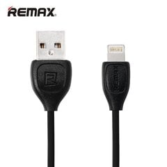 Remax LESU прочный и эластичный Lightning на USB кабель данных и заряда 1м (MD818), черный цена и информация | Кабели для телефонов | kaup24.ee