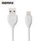 Kaabel Remax Lightning - USB 1M, valge цена и информация | Mobiiltelefonide kaablid | kaup24.ee