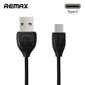 Kaabel Remax USB 3.0 - Type-C 1M, must цена и информация | Mobiiltelefonide kaablid | kaup24.ee