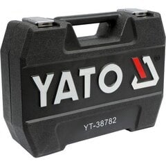 YATO YT-38782 Tööriistade komplekt 1/2", 1/4", 72tk цена и информация | Механические инструменты | kaup24.ee