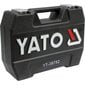 YATO YT-38782 Tööriistade komplekt 1/2", 1/4", 72tk цена и информация | Käsitööriistad | kaup24.ee