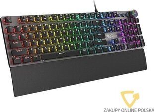 GENESIS THOR 400 RGB Gaming Keyboard, US Layout, Wired, Black цена и информация | Клавиатуры | kaup24.ee