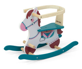 Деревянная лошадка-качалка Lucky, синий цена и информация | Игрушки для малышей | kaup24.ee