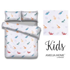 AmeliaHome voodipesukomplekt Saurus 135 x 200 cm + padjapüürid 40 x 60 cm + 80 x 80 cm цена и информация | Детское постельное бельё | kaup24.ee