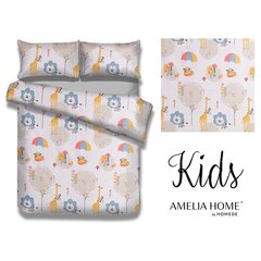 AmeliaHome voodipesukomplekt Safari Friends 135 x 200 cm + padjapüürid 40 x 60 cm + 80 x 80 cm цена и информация | Детское постельное бельё | kaup24.ee