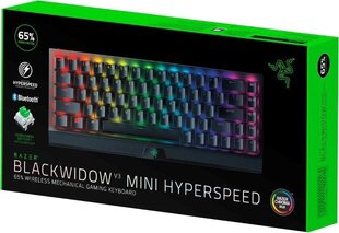 Клавиатура Razer BlackWidow V3 Mini HyperSpeed Mech цена и информация | Клавиатура с игровой мышью 3GO COMBODRILEW2 USB ES | kaup24.ee