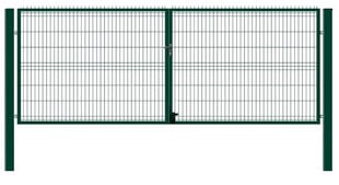 Двойные распашные ворота ,1530x3000mm цена и информация | Заборы и принадлежности к ним | kaup24.ee