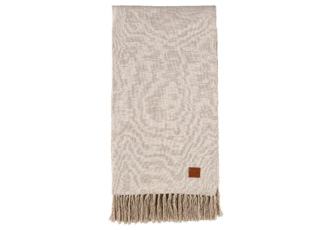 FanniK pleed Porvoo, sand, 130 x 170 cm hind ja info | Voodikatted, pleedid | kaup24.ee