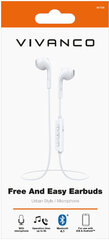 Наушники Vivanco Free&Easy Earbuds (61736), белые цена и информация | Наушники | kaup24.ee
