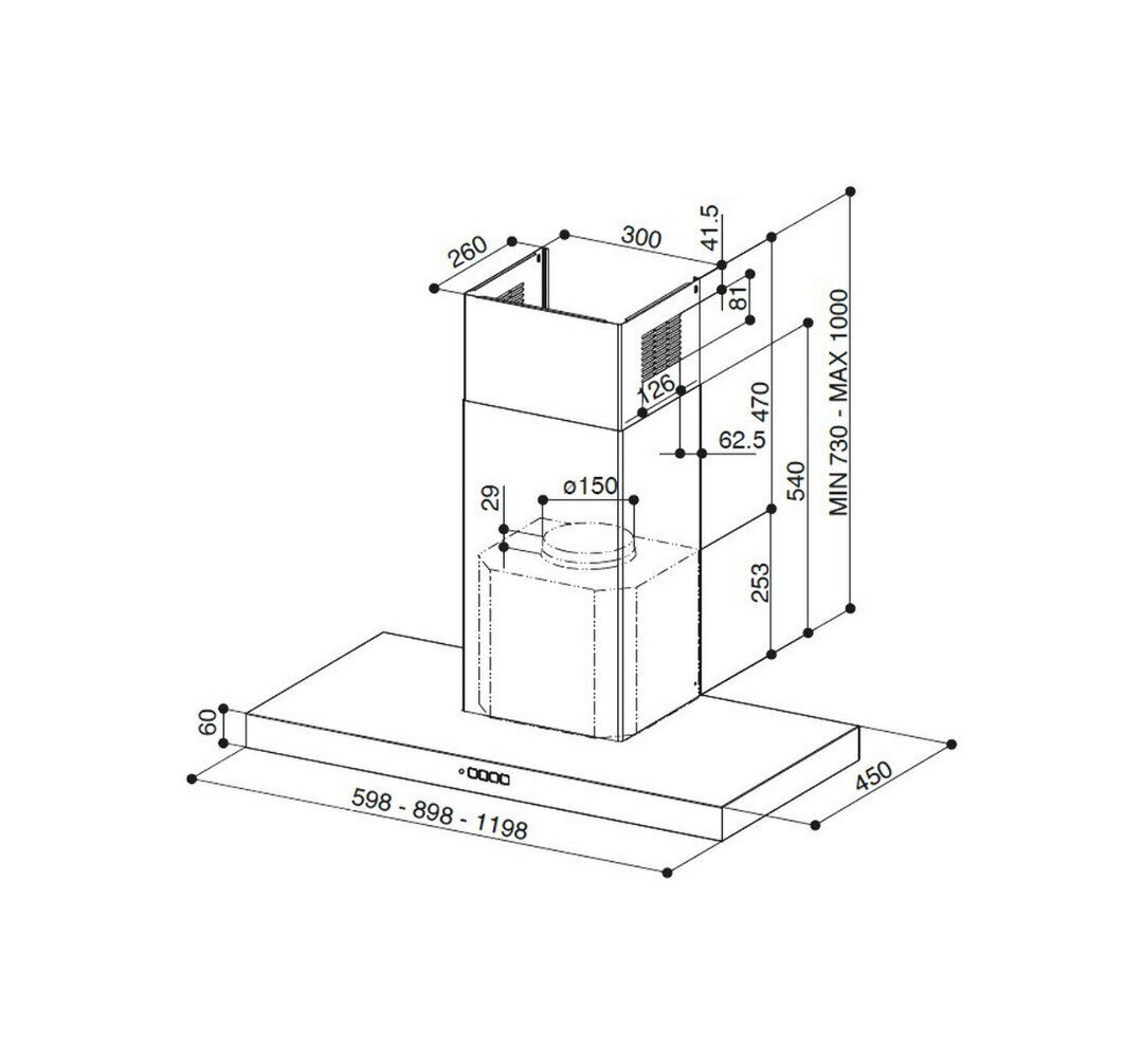 Faber Stilo COMFORT X A60 hind ja info | Õhupuhastid | kaup24.ee