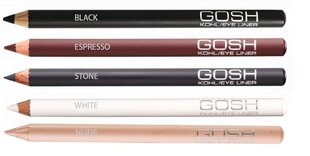 GOSH Kohl/Eye Liner silmalainer 1.1 g, Expresso hind ja info | Ripsmetušid, lauvärvid, silmapliiatsid, seerumid | kaup24.ee