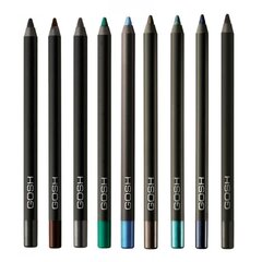 Карандаш для век GOSH Velvet Touch Eye Liner Waterproof - это мягкий и легкий в использовании контур с великолепными насыщенными оттенками. Содержит Витамин Е и масло Жожоба. Без парфюмерных отдушек. цена и информация | Тушь, средства для роста ресниц, тени для век, карандаши для глаз | kaup24.ee