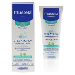 Mustela Bébé Stelatopia Emollient Cream päevakreem lastele 40 ml цена и информация | Косметика для мам и детей | kaup24.ee