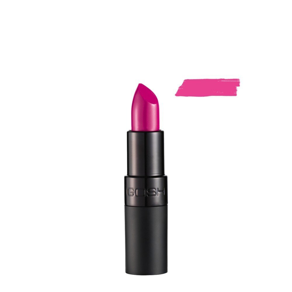 GOSH Velvet Touch Lipstick huulepulk 4 g, 43 Tropical Pink цена и информация | Huulepulgad, -läiked, -palsamid, vaseliin | kaup24.ee