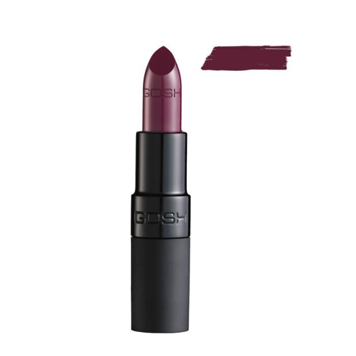 GOSH Velvet Touch Lipstick huulepulk 4 g, 008 Matt Plum hind ja info | Huulepulgad, -läiked, -palsamid, vaseliin | kaup24.ee