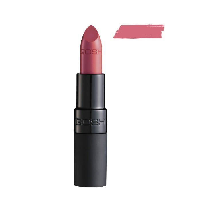 GOSH Velvet Touch Lipstick huulepulk 4 g, 010 Matt Smoothie цена и информация | Huulepulgad, -läiked, -palsamid, vaseliin | kaup24.ee