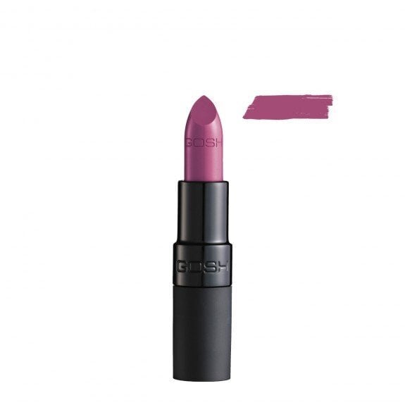 GOSH Velvet Touch Lipstick huulepulk 4 g, 016 Matt Purple цена и информация | Huulepulgad, -läiked, -palsamid, vaseliin | kaup24.ee
