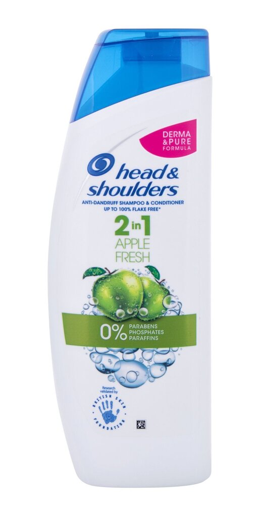 Head & Shoulders 2in1 Apple Fresh šampoon 450 ml цена и информация | Šampoonid | kaup24.ee