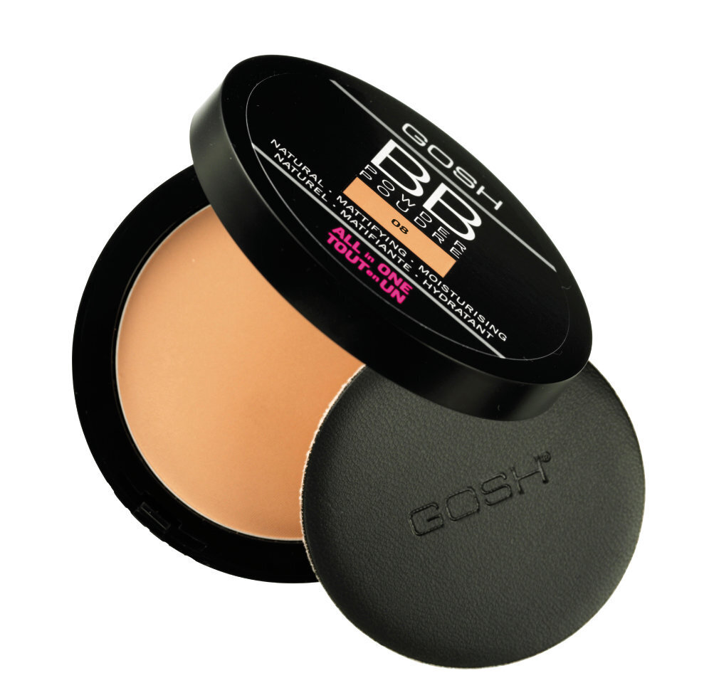 GOSH BB Powder BB puuder 6.5 g, 08 Chestnut цена и информация | Jumestuskreemid, puudrid | kaup24.ee