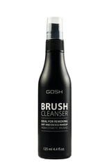 Очиститель для кистей GOSH Brush Cleanser мгновенно удалит все следы средств для макияжа, сохраняя ваши кисти в чистоте и подготавливая к новому использованию. GOSH Brush Cleanser очищает, дезинфицирует и кондиционирует кисти, продлевая их возможное использование. <br />
Кондиционирующий спрей дает новую жизнь кистям для макияжа. Он защищает косметические кисти путем восстановления мягкости волосков, увлажняет и предотвращает ломкость и запутывание щетинок кисти. Удобен в использовании и специально разработан, чтобы продлить срок службы высококачественных кистей. GOSH Brush Cleanser оставляет ваши кисти свежими и чистыми.  цена и информация | Кисти для макияжа, спонжи | kaup24.ee