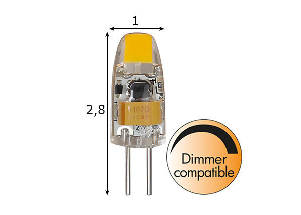 LED elektripirn G4, 0,95W hind ja info | Lambipirnid, lambid | kaup24.ee