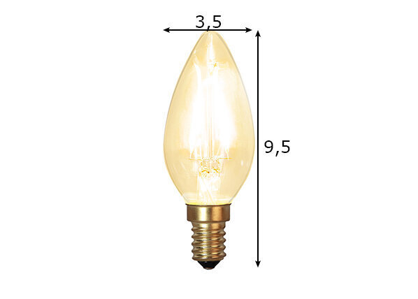 Dekoratiivne LED elektripirn E14 1,5W цена и информация | Lambipirnid, lambid | kaup24.ee