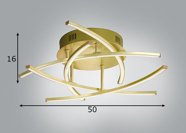 Laelamp Cross LED 891092952 hind ja info | Laelambid | kaup24.ee