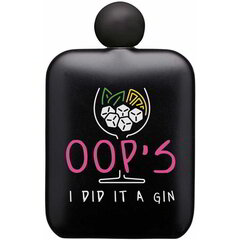 Põuepudel 140ml roostevaba must 'Oops I Did It a Gin' BarCraft hind ja info | Muud kingitused | kaup24.ee