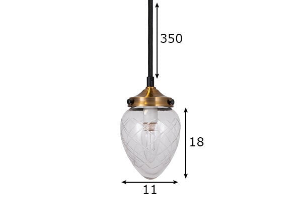 Laelamp Juni 11 891111675 hind ja info | Rippvalgustid | kaup24.ee