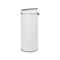 Prügikast, Touch Bin 30L White цена и информация | Мусорные баки | kaup24.ee