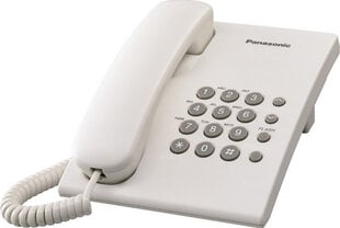 Panasonic KX-TS500FXB, Valge hind ja info | Lauatelefonid | kaup24.ee