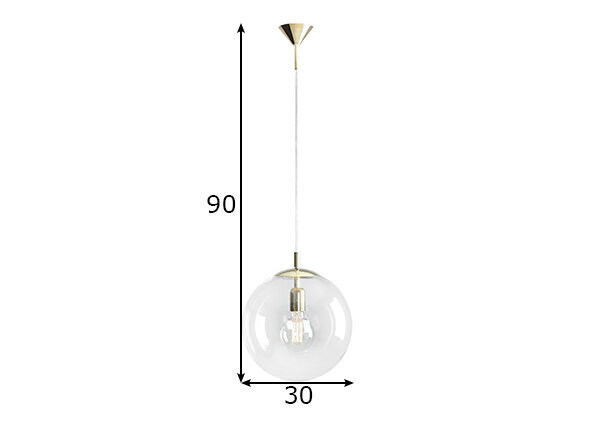 Laelamp Globus, kuld 891152472 hind ja info | Rippvalgustid | kaup24.ee