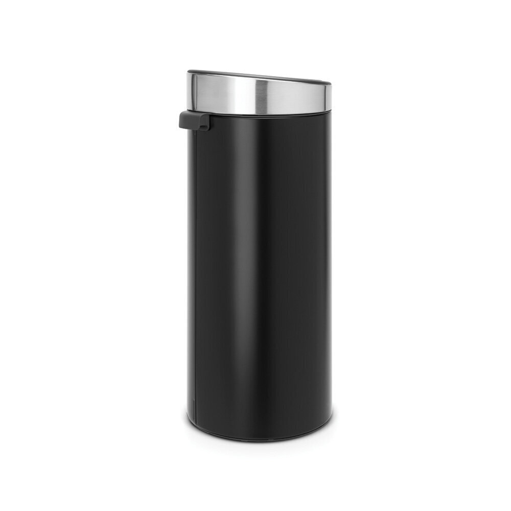 Prügikast, Touch Bin 30L Matt Black/FPP lid цена и информация | Prügikastid | kaup24.ee