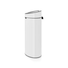 Prügikast, Touch Bin 40L White цена и информация | Мусорные баки | kaup24.ee