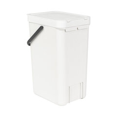 Prügiurn, Sort & Go 16L White hind ja info | Prügikastid | kaup24.ee