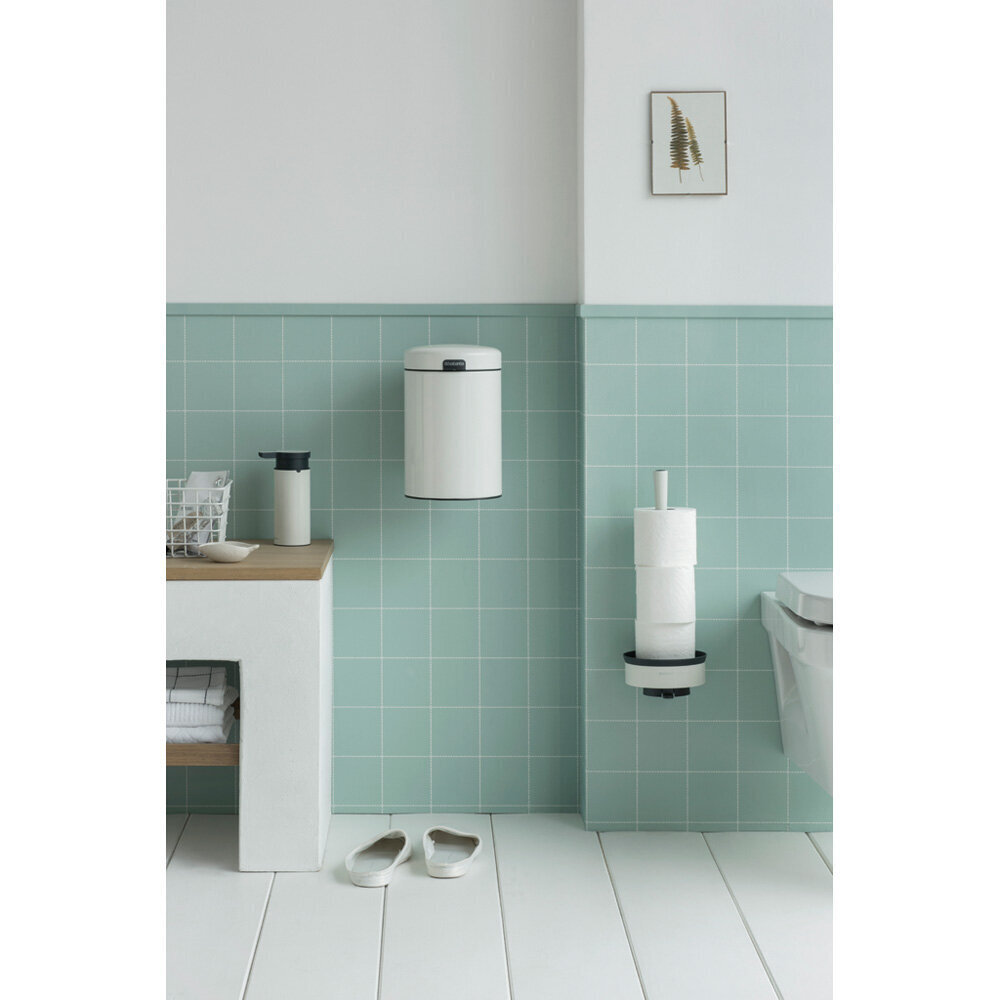 Prügikast, Wall Mounted 3L White цена и информация | Prügikastid | kaup24.ee