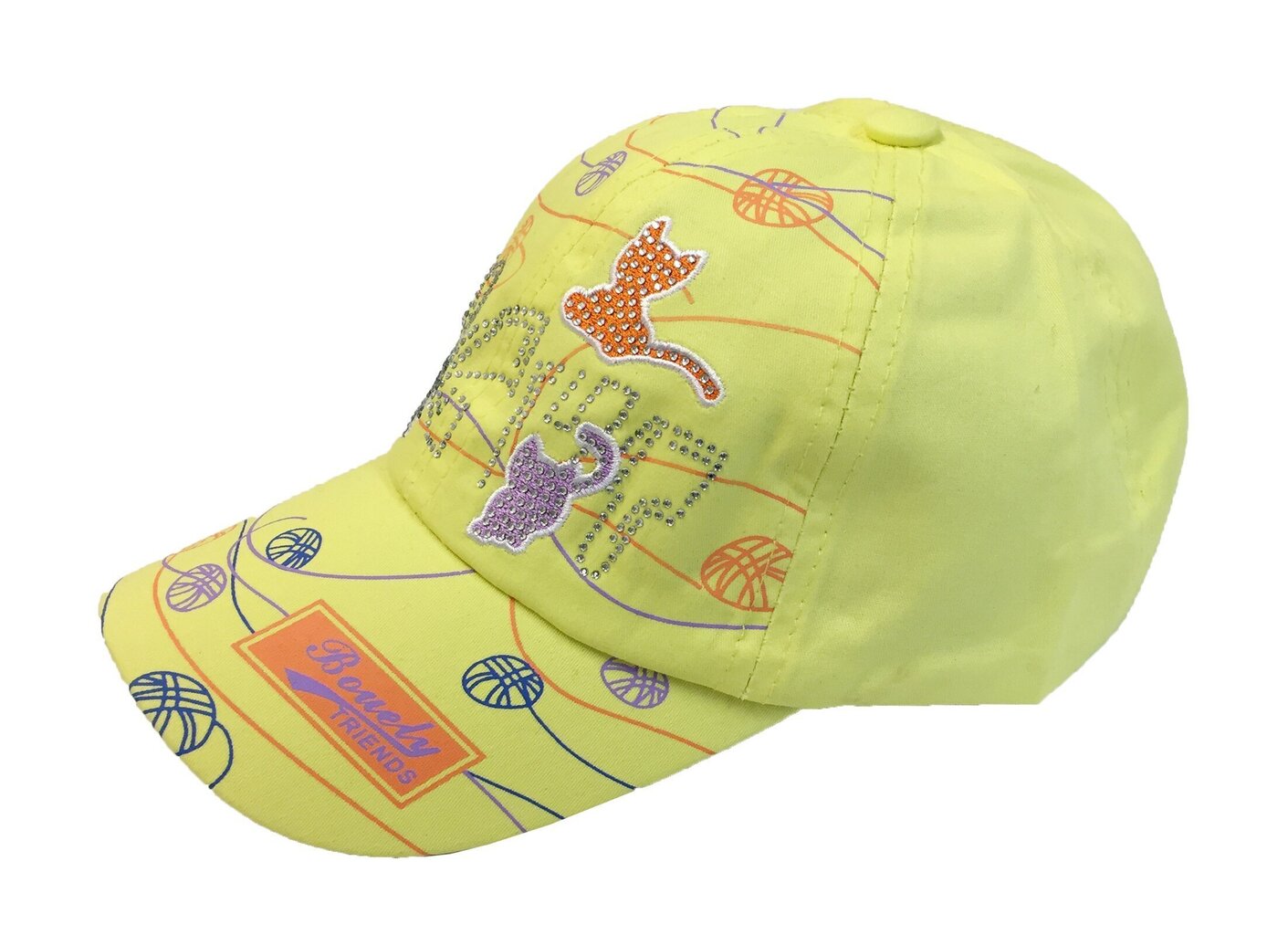 Laste nokamüts 342270 03, kollane 342270*03-57/58 hind ja info | Tüdrukute mütsid, sallid, kindad | kaup24.ee