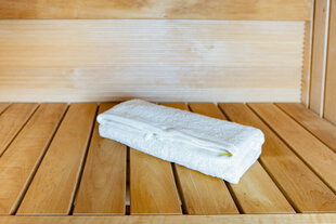 Saunalina frotee 70 x 140 cm, valge hind ja info | Rätikud, saunalinad | kaup24.ee