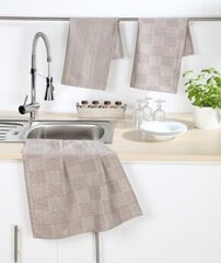 Кухонные полотенца Gözze, серо-коричневые, 50x70 см, 4 шт цена и информация | Кухонные полотенца, рукавицы, фартуки | kaup24.ee