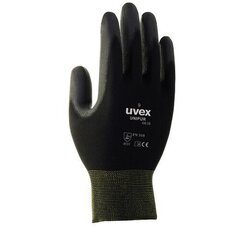 Töökindad Uvex Unipur 6639 PU, mustad, suurus 10 hind ja info | Töökindad | kaup24.ee