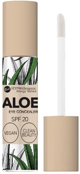 Peitekreem silmaalustele Bell HYPOAllergenic Aloe SPF20 5 g, 01 hele цена и информация | Jumestuskreemid, puudrid | kaup24.ee