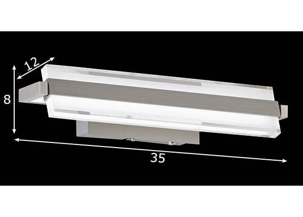 Seinalamp Paros LED, nikkel hind ja info | Seinavalgustid | kaup24.ee