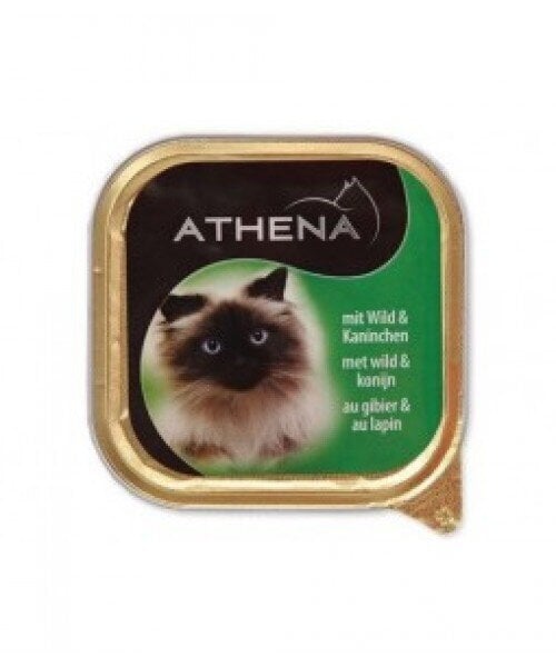 Athena kassikonservid küülikuga 100g 20tk pakendis hind ja info | Konservid kassidele | kaup24.ee